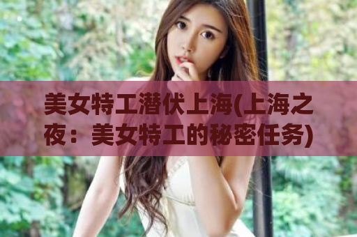 美女特工潜伏上海(上海之夜：美女特工的秘密任务)