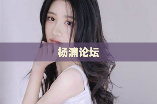 杨浦论坛