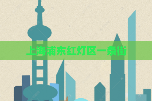上海浦东红灯区一条街