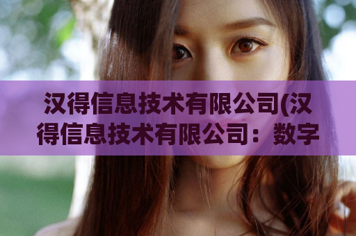 汉得信息技术有限公司(汉得信息技术有限公司：数字化转型的专业领导者)