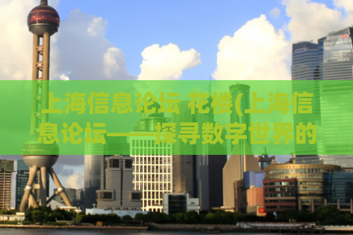 上海信息论坛 花楼(上海信息论坛——探寻数字世界的无限可能)
