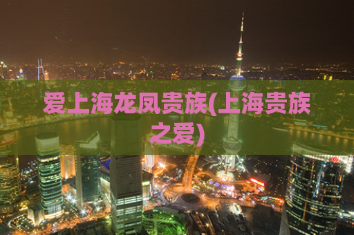 爱上海龙凤贵族(上海贵族之爱)