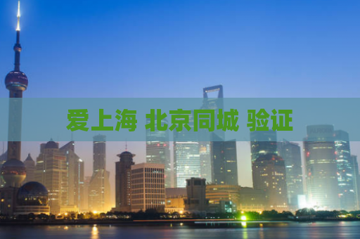爱上海 北京同城 验证