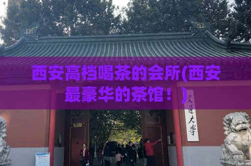 西安高档喝茶的会所(西安最豪华的茶馆！)