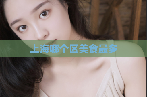 上海哪个区美食最多