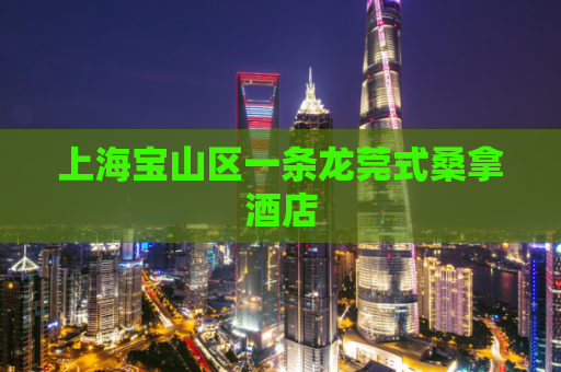 上海宝山区一条龙莞式桑拿酒店