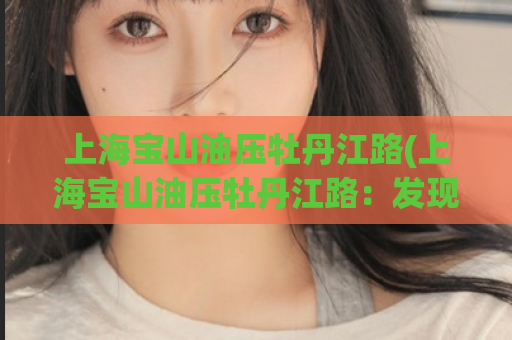 上海宝山油压牡丹江路(上海宝山油压牡丹江路：发现城市工业的新魅力)