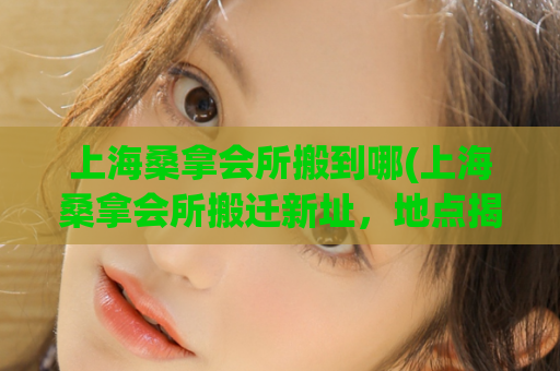 上海桑拿会所搬到哪(上海桑拿会所搬迁新址，地点揭晓)