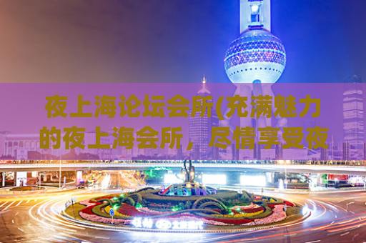 夜上海论坛会所(充满魅力的夜上海会所，尽情享受夜生活)