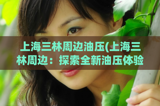 上海三林周边油压(上海三林周边：探索全新油压体验)