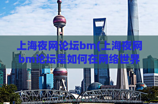 上海夜网论坛bm(上海夜网bm论坛是如何在网络世界中脱颖而出的？)
