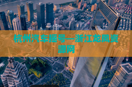 杭州汽车摇号—浙江龙凤资源网