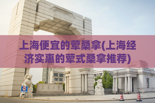 上海便宜的荤桑拿(上海经济实惠的荤式桑拿推荐)