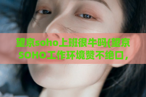 望京soho上班很牛吗(望京SOHO工作环境赞不绝口，你知道吗？)