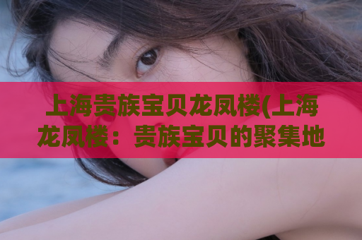 上海贵族宝贝龙凤楼(上海龙凤楼：贵族宝贝的聚集地)