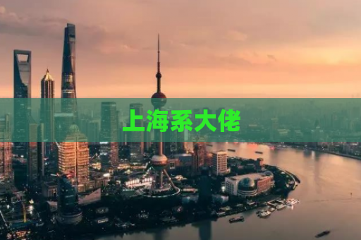 上海系大佬