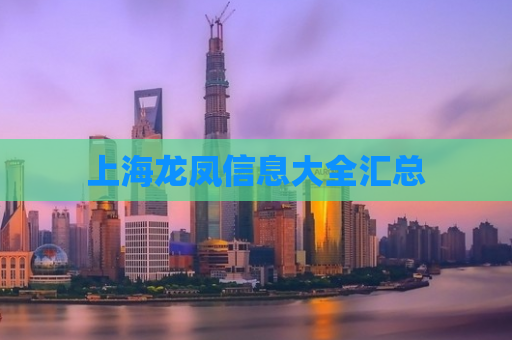 上海龙凤信息大全汇总