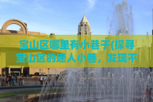 宝山区哪里有小巷子(探寻宝山区的迷人小巷，发现不一样的风情)