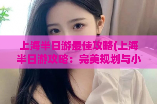 上海半日游最佳攻略(上海半日游攻略：完美规划与小贴士)